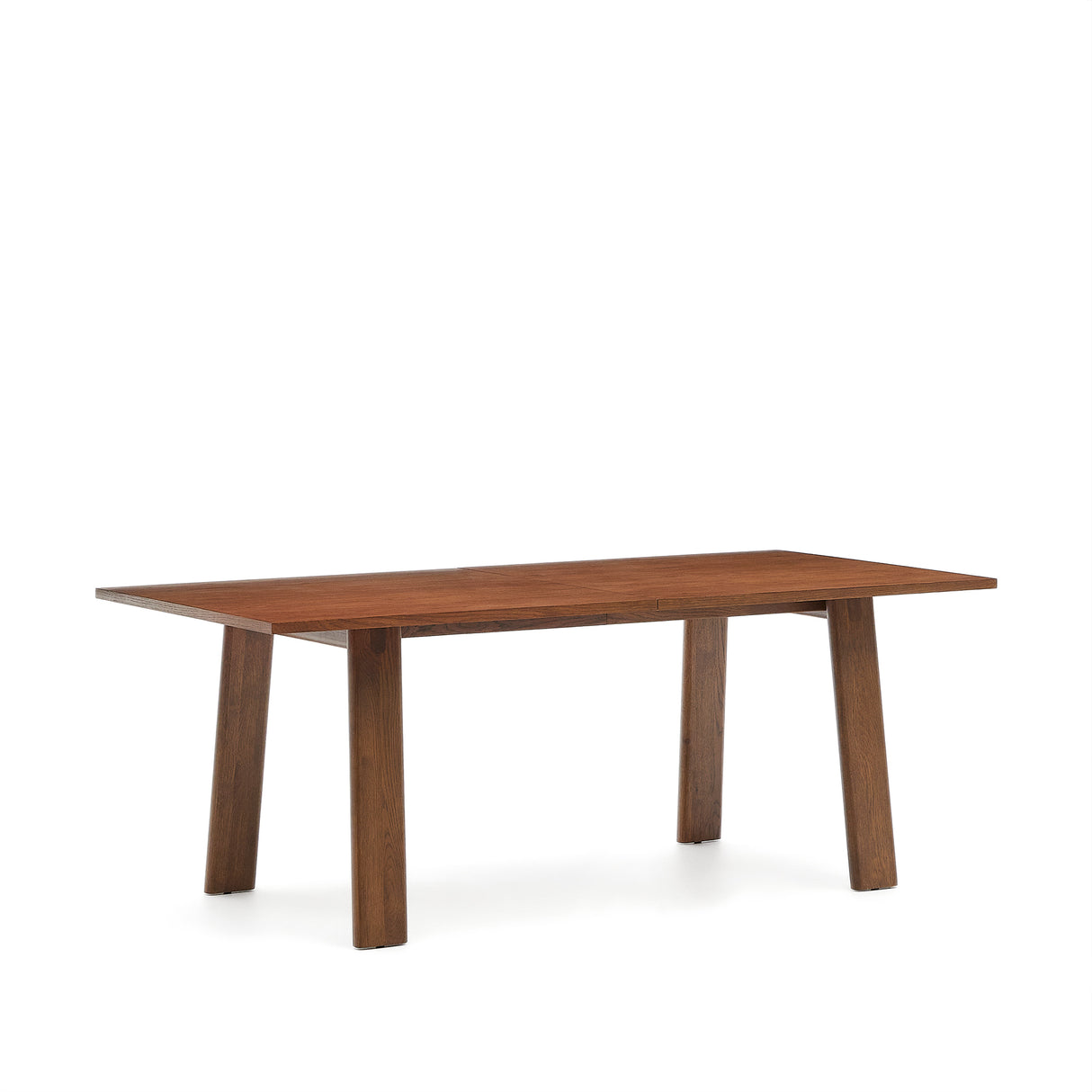 Arlen Ausziehtisch Furnier und massives Eichenholz mit Nussbaum-Finish 200 (250) x 95 cm FSC - ZEN ZONE Furniture