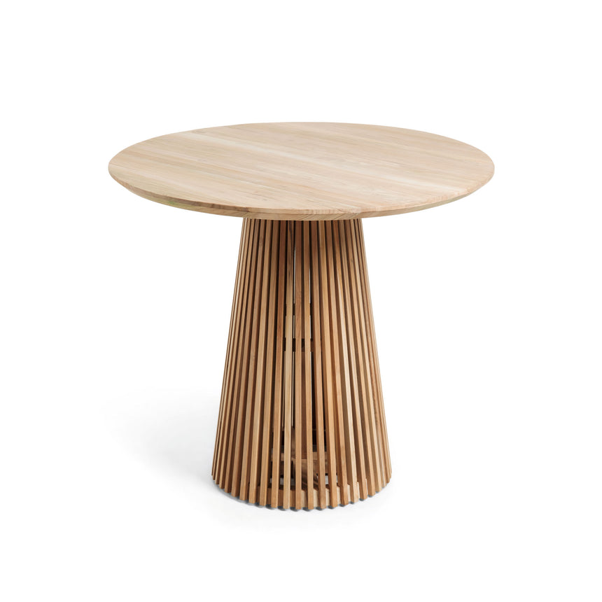 Jeanette runder Tisch aus massivem Teakholz Ø 90 cm - ZEN ZONE Furniture