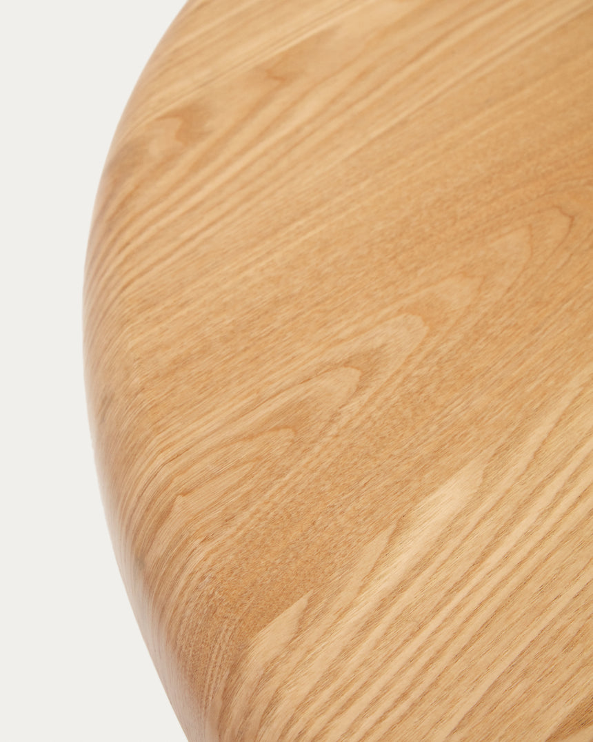 Mailen runder Tisch aus Eschenfurnier mit natürlichem Finish Ø 120 cm - ZEN ZONE Furniture