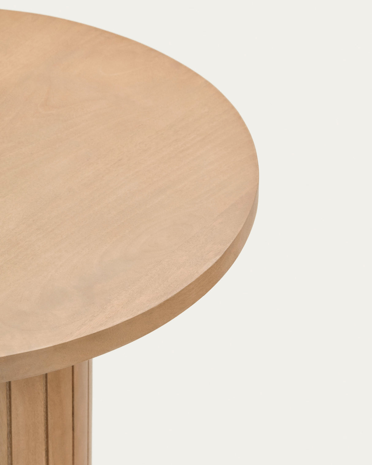 Licia runder Beistelltisch aus massivem Mangoholz Ø 60 cm - ZEN ZONE Furniture