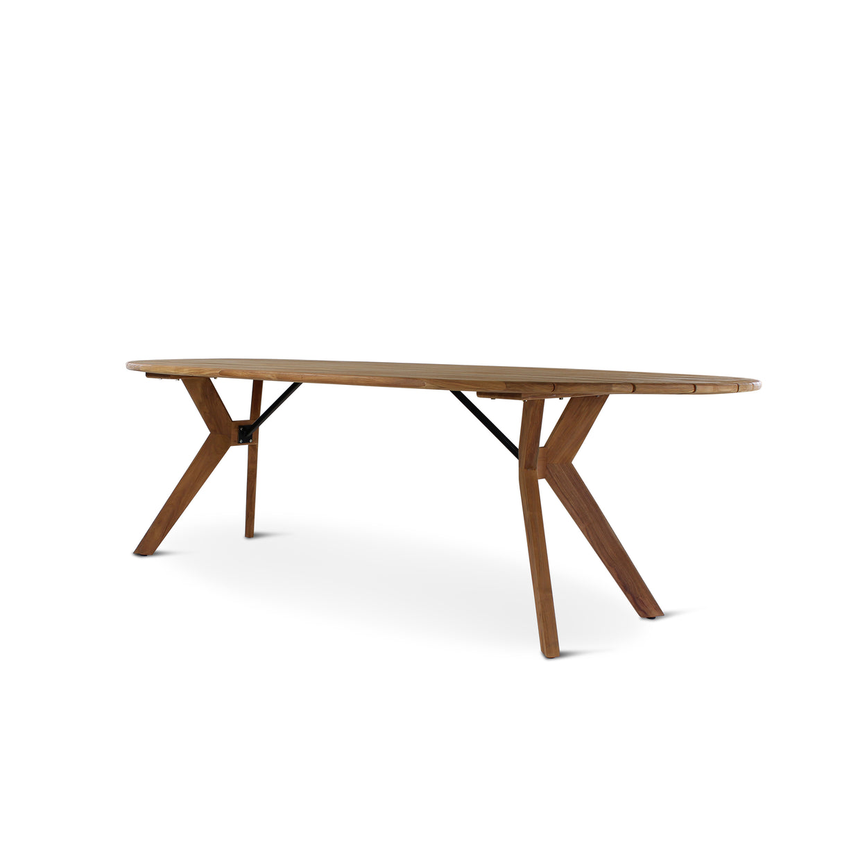 Gartentisch Teak Natur 300 CASTOR - ZEN ZONE Furniture