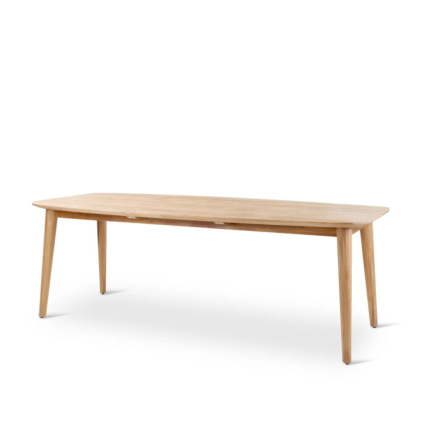 Esstisch Bodo aus Teakholz in beige, 100x220x76 cm - ZEN ZONE Furniture