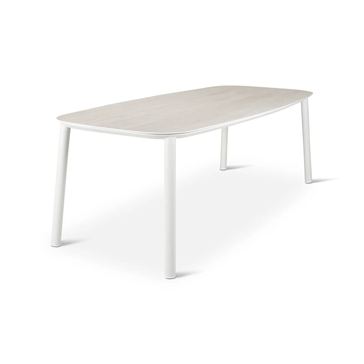 Gartentisch Liv aus Aluminium sandfarbend, 220x100x75 cm - ZEN ZONE Furniture