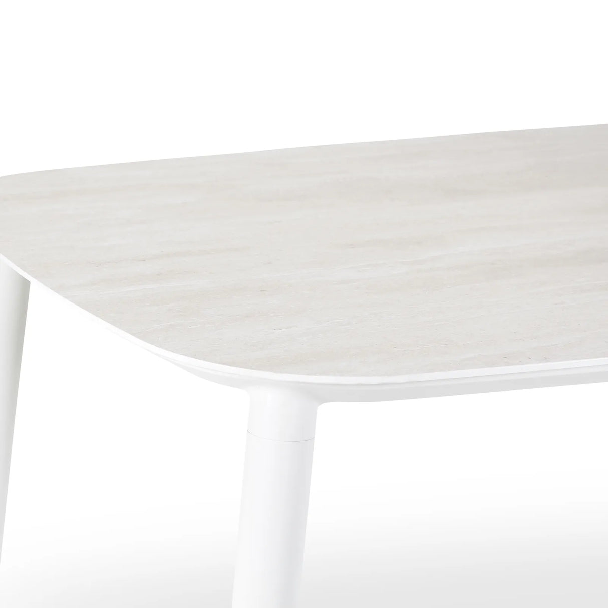 Gartentisch Liv aus Aluminium sandfarbend, 220x100x75 cm - ZEN ZONE Furniture