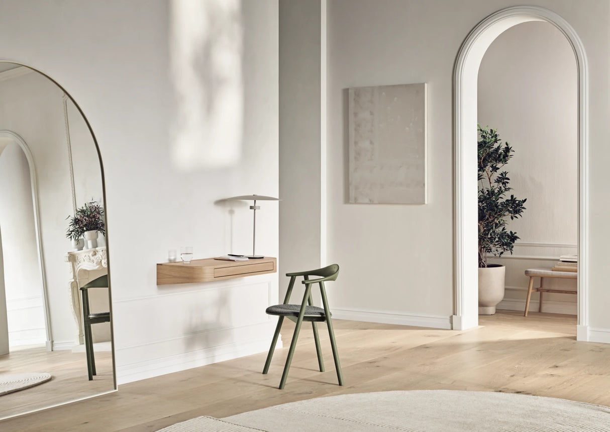 Swing Esstischstuhl aus Eiche – Farben Edition, dunkelgrün lackiert - ZEN ZONE Furniture