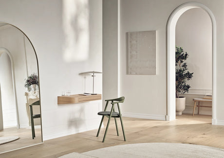 Swing Esstischstuhl aus Eiche – Farben Edition, dunkelgrün lackiert - ZEN ZONE Furniture