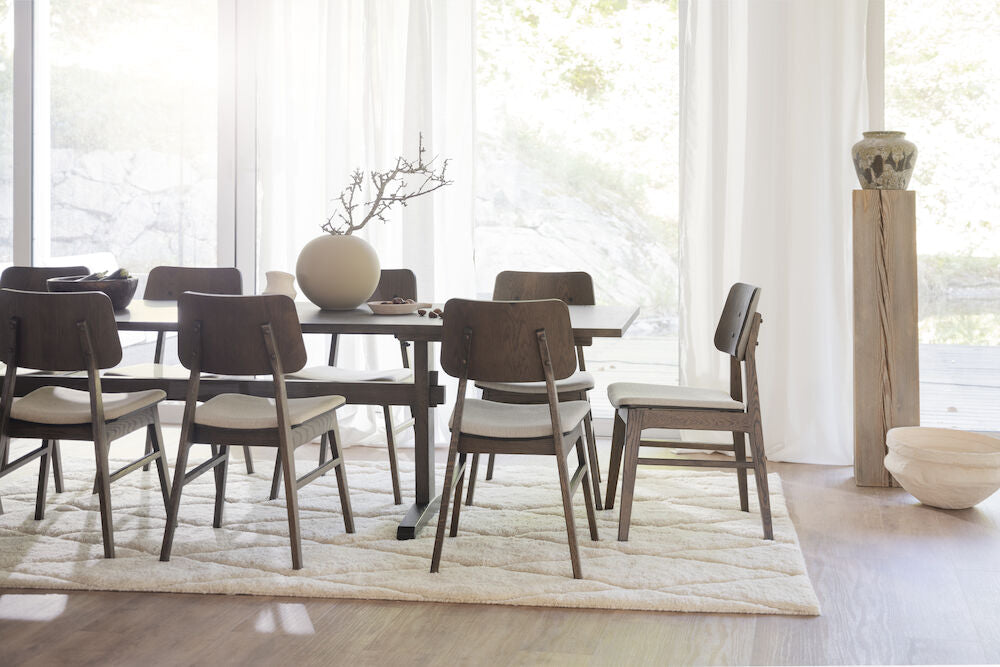 WESTVILLE Einlegeplatte 45 cm aus braun lackierter Eiche - ZEN ZONE Furniture