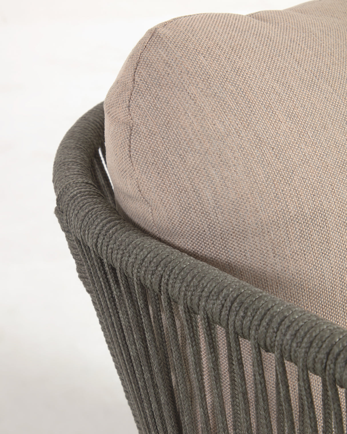 Catalina 3-Sitzer Sofa aus grünem Seil und massivem Akazienholz 170 cm 100% FSC - ZEN ZONE Furniture