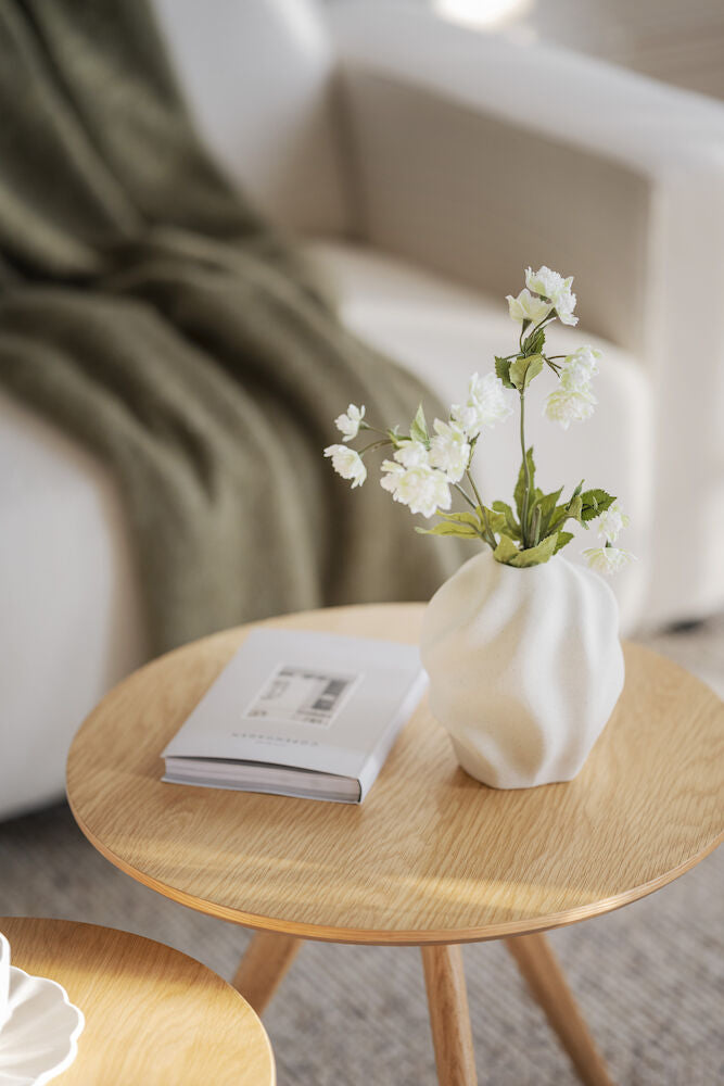 YUMI Couchtisch 2er-Set Rund Eiche 50x50x45cm - ZEN ZONE Furniture