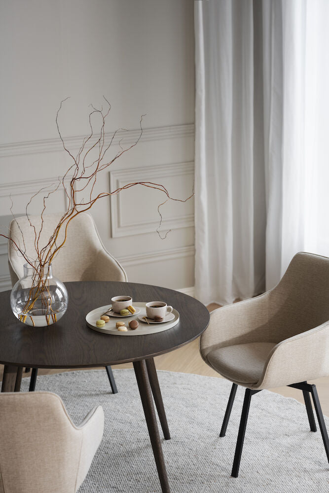 YUMI Esstisch Braun 115x115x75cm - ZEN ZONE