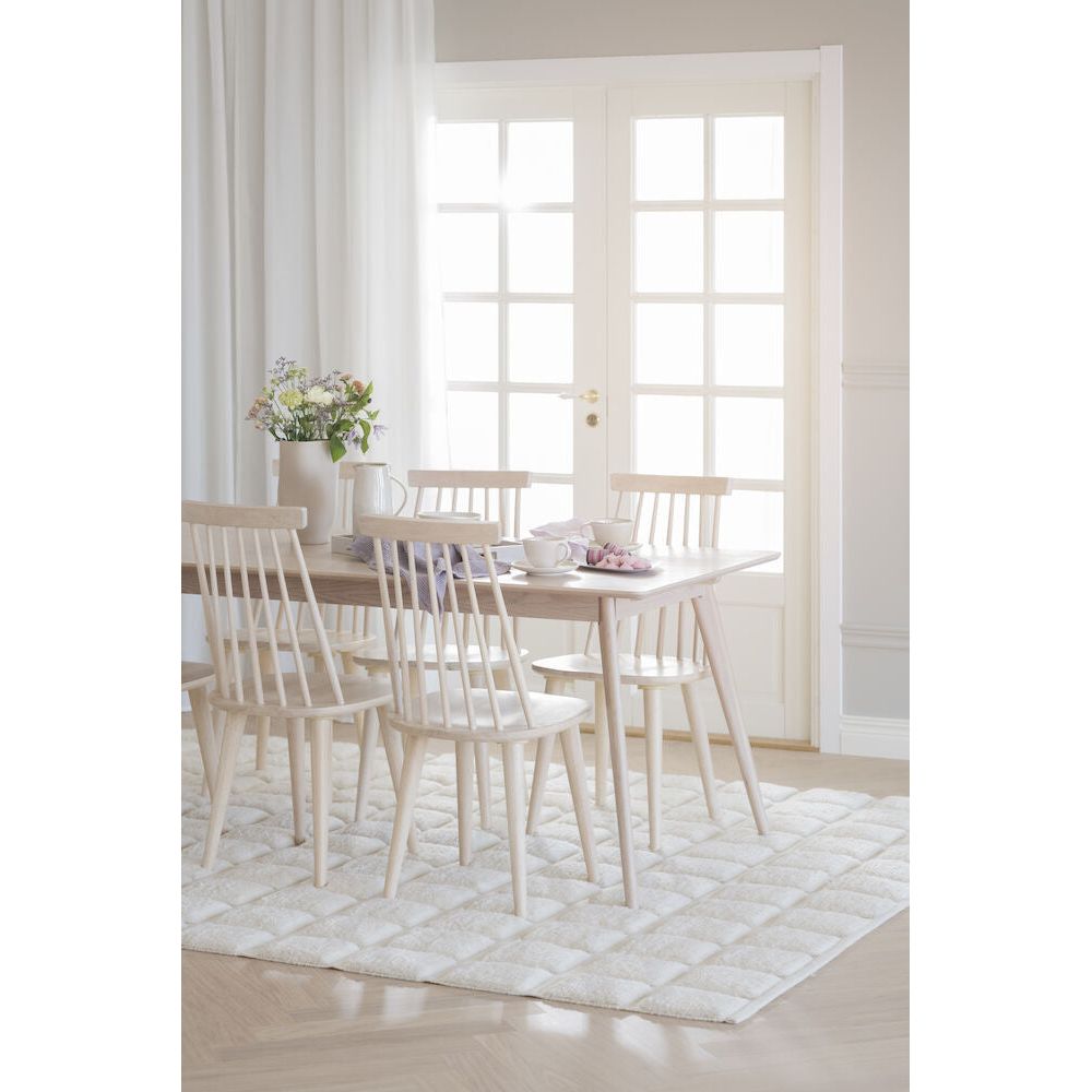 LOTTA Esszimmerstuhl Weiß pigmentiert 44x49x93cm - ZEN ZONE