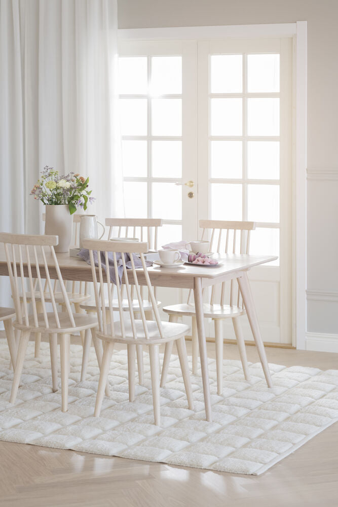 YUMI Esstisch Weiß pigmentiert 190x90x75cm - ZEN ZONE