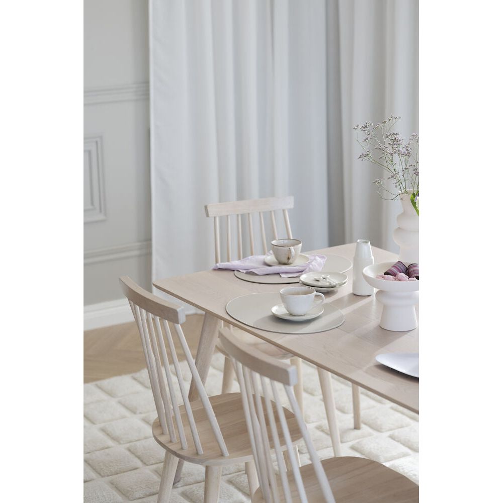 LOTTA Esszimmerstuhl Weiß pigmentiert 44x49x93cm - ZEN ZONE