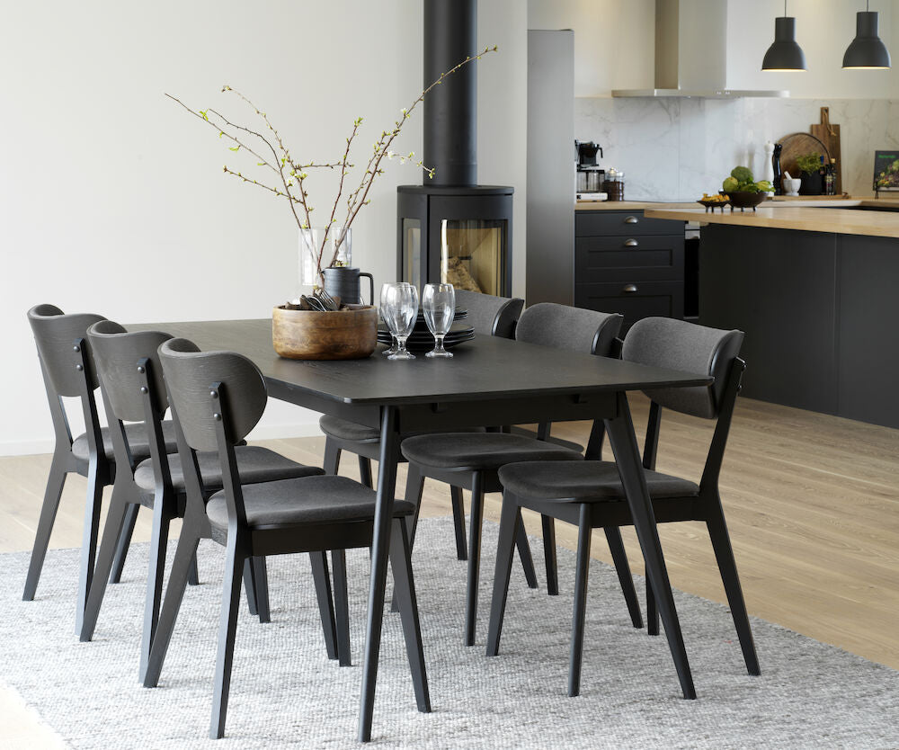 YUMI Esstisch Schwarz 190x90x75cm - ZEN ZONE