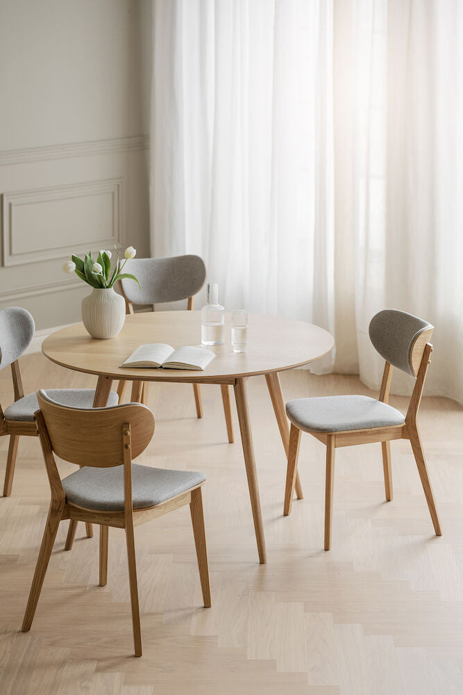 YUMI Esstisch Eiche 115x115x75cm - ZEN ZONE