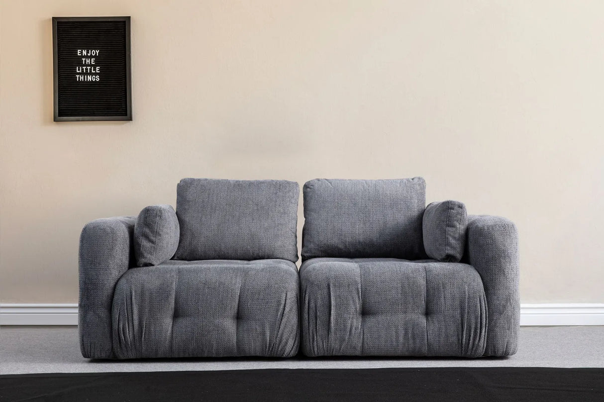 Amaris 2-Sitzer Sofa in Grau, 200x100 cm von Atelier Del Sofa – Bild 1