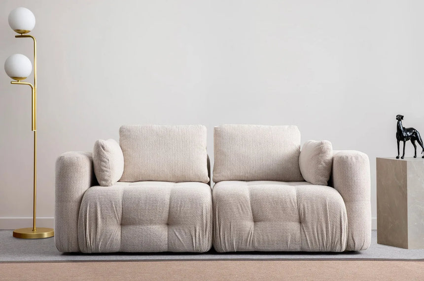Amaris 2-Sitzer Sofa mit Bezug aus Stoff, 200x100 cm - ZEN ZONE Furniture