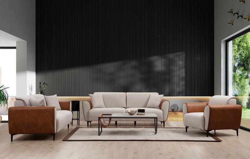 Aren 3-Sitzer Schlafsofa in Zimtbeige, 215x85 cm von Atelier Del Sofa – Bild 3