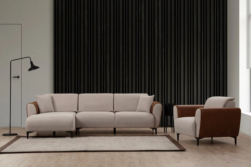 Aren Eckschlafsofa, Linke Seite, 260x150 cm von Atelier Del Sofa – Bild 2