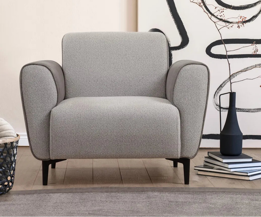 Aren Sessel in Grau, 100x85 cm von Atelier Del Sofa – Bild 2