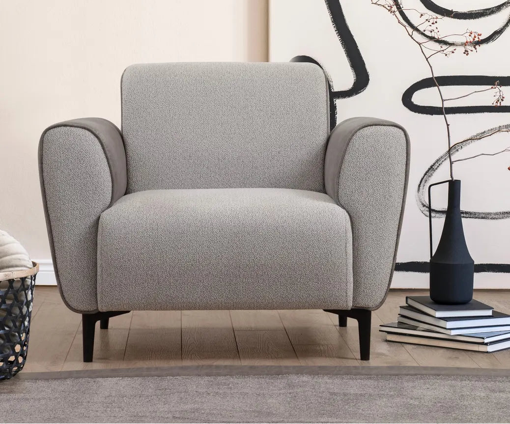 Aren Sessel in Grau, 100x85 cm von Atelier Del Sofa – Bild 2