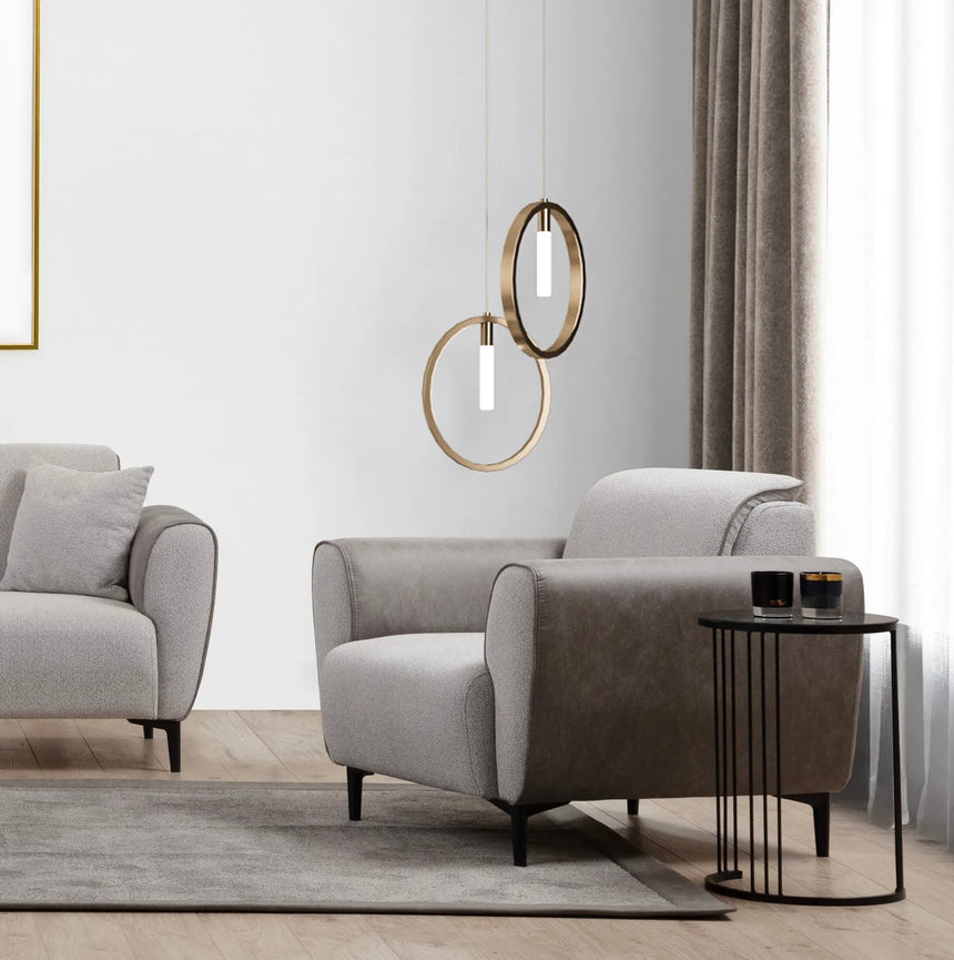 Aren Sessel in Grau, 100x85 cm von Atelier Del Sofa – Bild 3