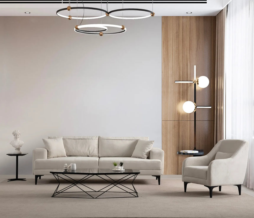 Astana 3-Sitzer Sofa in Ecru, 234x100 cm von Atelier Del Sofa – Bild 2