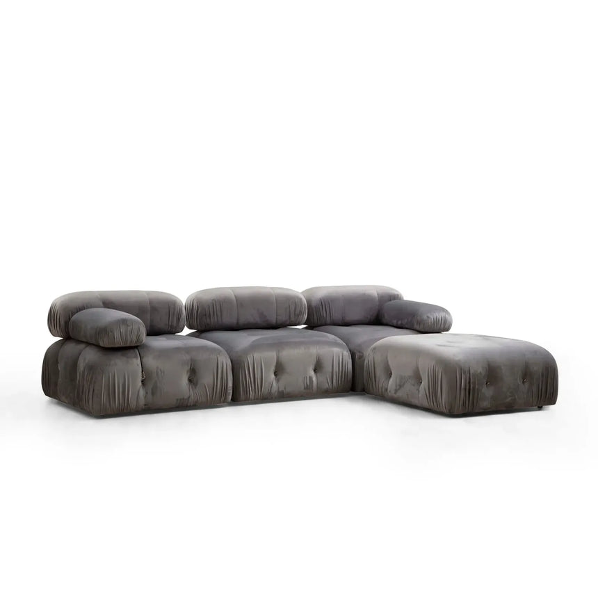 Bubble Ecksofa mit Pouf, 288x190 cm - ZEN ZONE Furniture