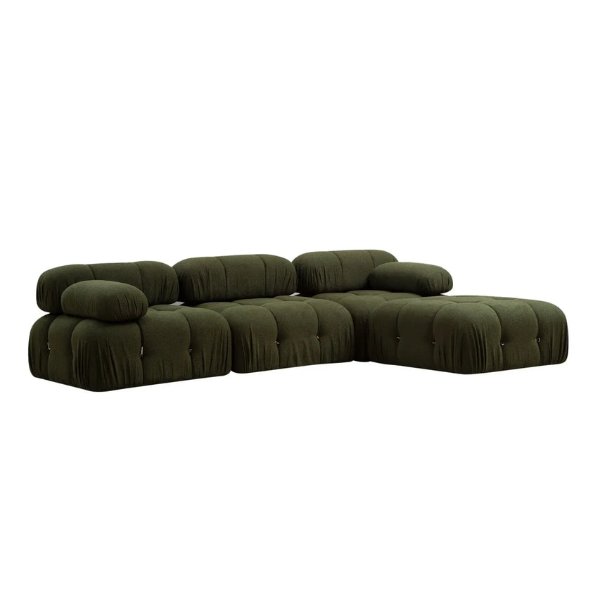 Bubble Ecksofa mit Pouf, 288x190 cm - ZEN ZONE Furniture