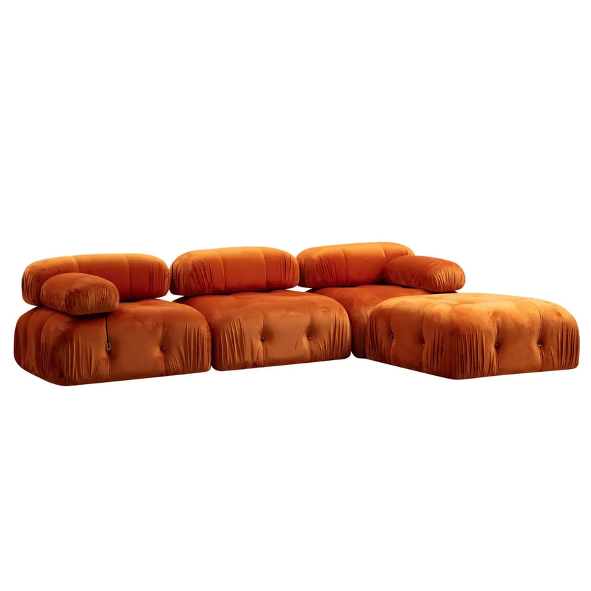 Bubble Ecksofa mit Pouf, 288x190 cm - ZEN ZONE Furniture