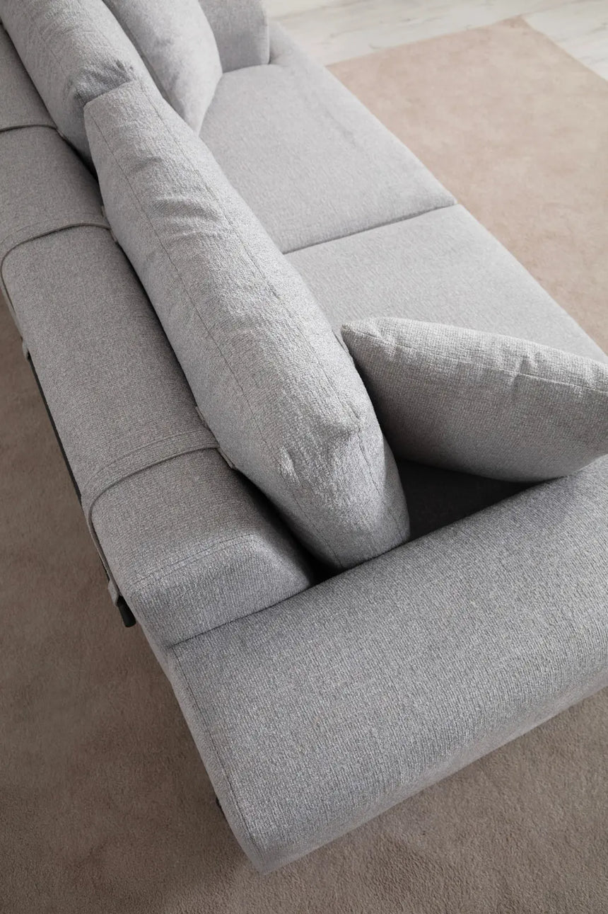 Eti 3-Sitzer Sofa in Grau, 220x98 cm von Atelier Del Sofa – Bild 5