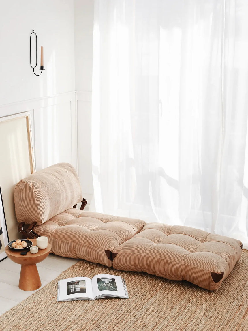 Fold 1-Sitzer Schlafsofa in Kamel, 80x70 cm von Atelier Del Sofa – Bild 2