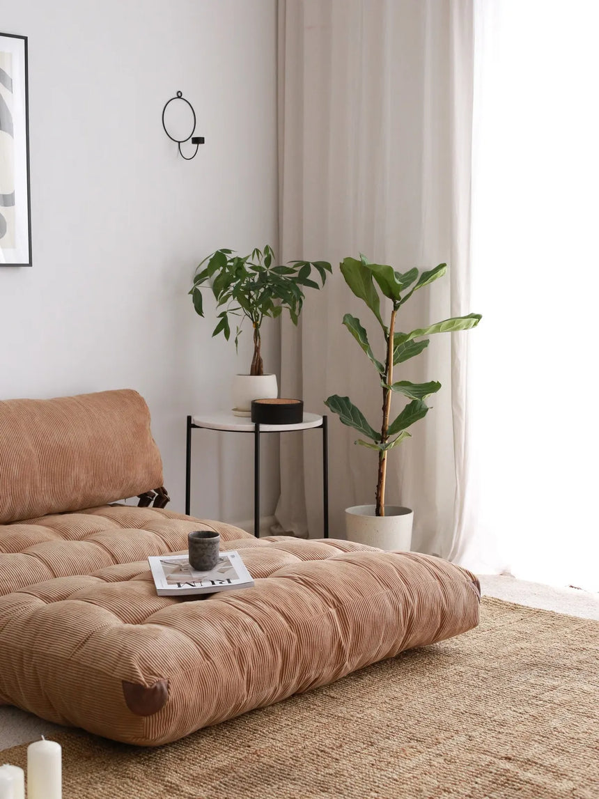 Fold 2-Sitzer Schlafsofa in Kamel, 120x79 cm von Atelier Del Sofa – Bild 5