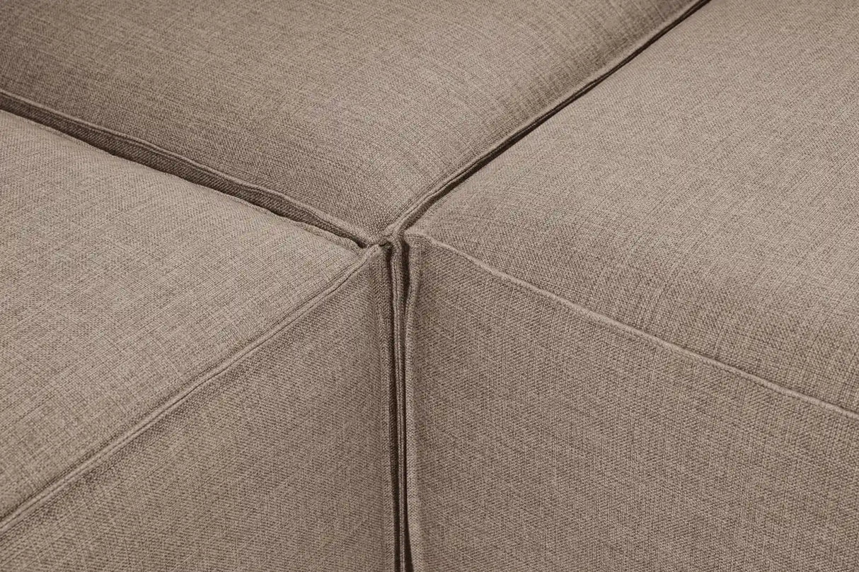 Fora Ecksofa, Rechte Seite, in Braun, 297x190 cm von Atelier Del Sofa – Bild 13