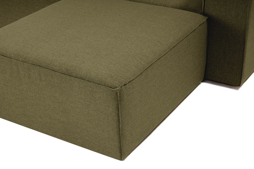 Fora Ecksofa, Rechte Seite, in Grün, 297x190 cm von Atelier Del Sofa – Bild 17