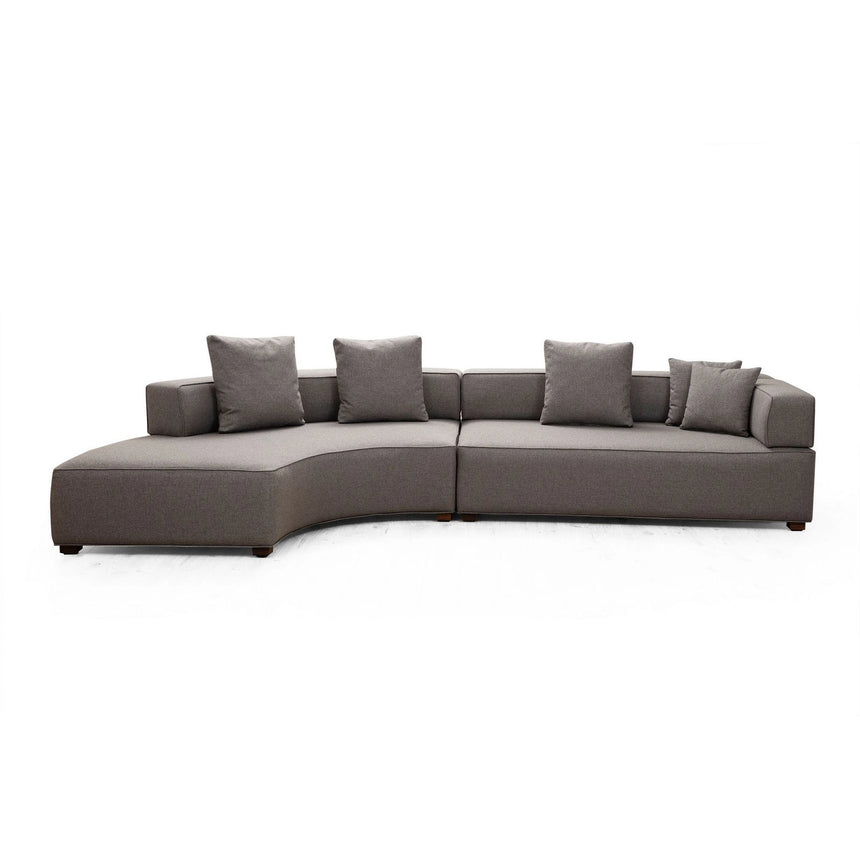 Gondol Ecksofa, Linke Seite, in Grau, 180x105 cm von Atelier Del Sofa – Bild 2