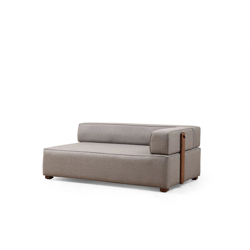 Gondol Ecksofa, Linke Seite, in Grau, 180x105 cm von Atelier Del Sofa – Bild 4