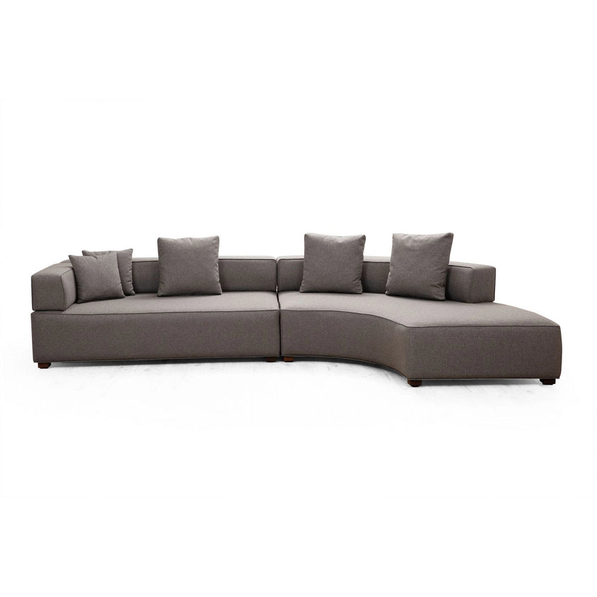 Gondol Ecksofa, Rechte Seite, in Grau, 180x105 cm von Atelier Del Sofa – Bild 2