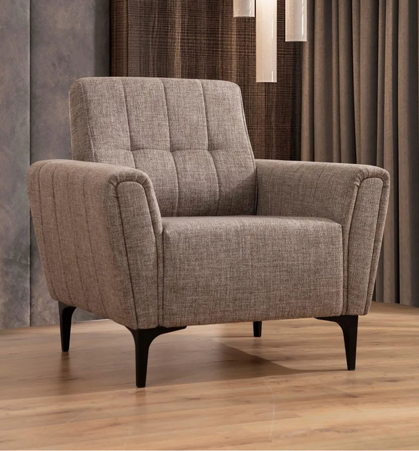 Hamlet 1-Sitzer Sofa in Hellbraun, 95x90 cm von Atelier Del Sofa – Bild 1