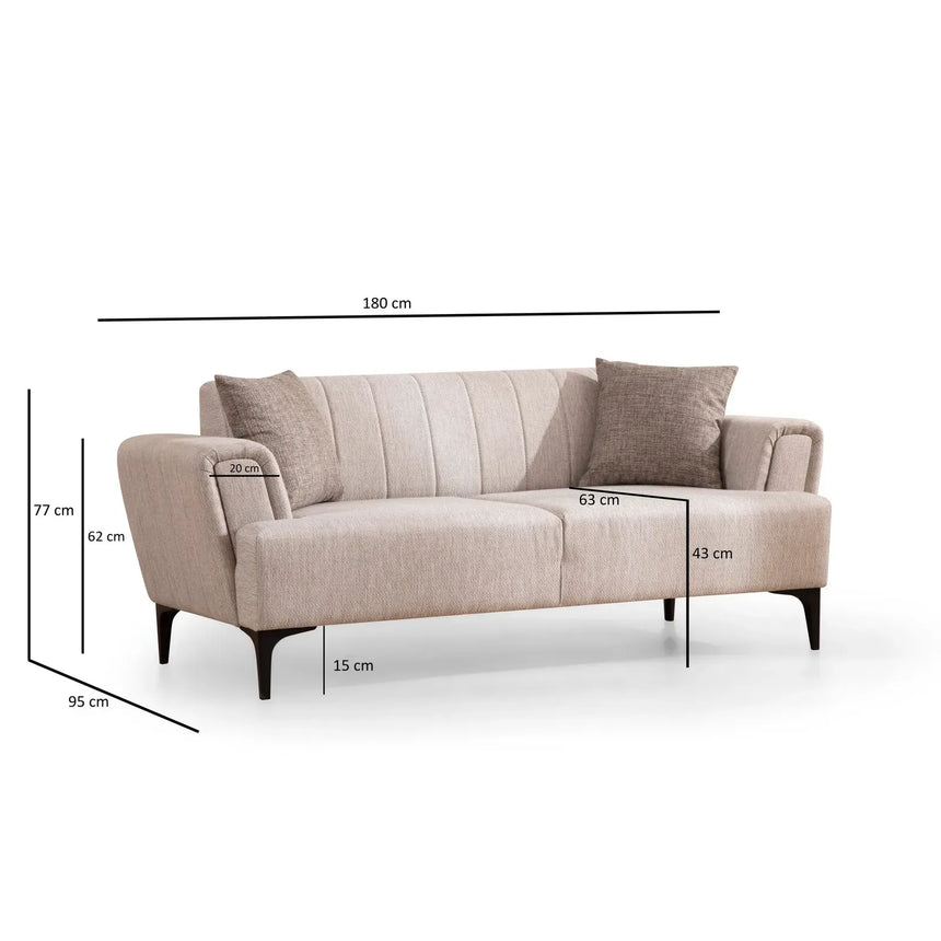Hamlet 2-Sitzer Sofa, 180x95 cm - ZEN ZONE Furniture