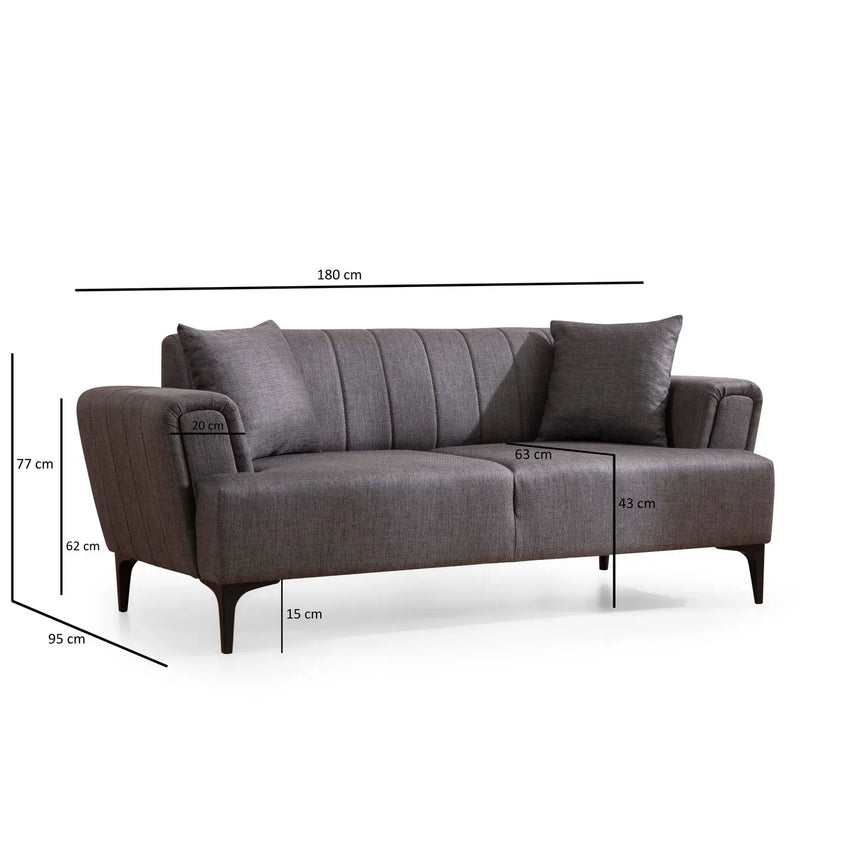 Hamlet 2-Sitzer Sofa, 180x95 cm - ZEN ZONE Furniture