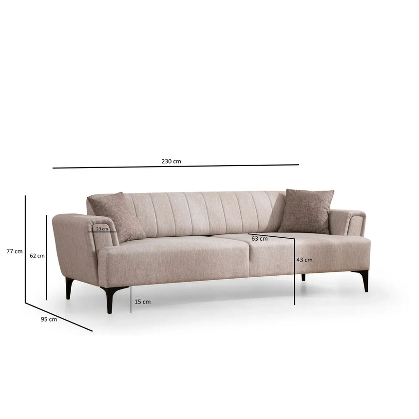 Hamlet 3-Sitzer Schlafsofa, 230x95 cm - ZEN ZONE Furniture