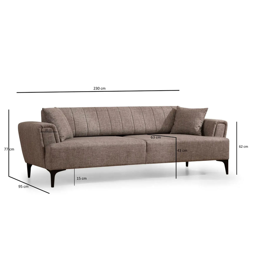 Hamlet 3-Sitzer Schlafsofa, 230x95 cm - ZEN ZONE Furniture