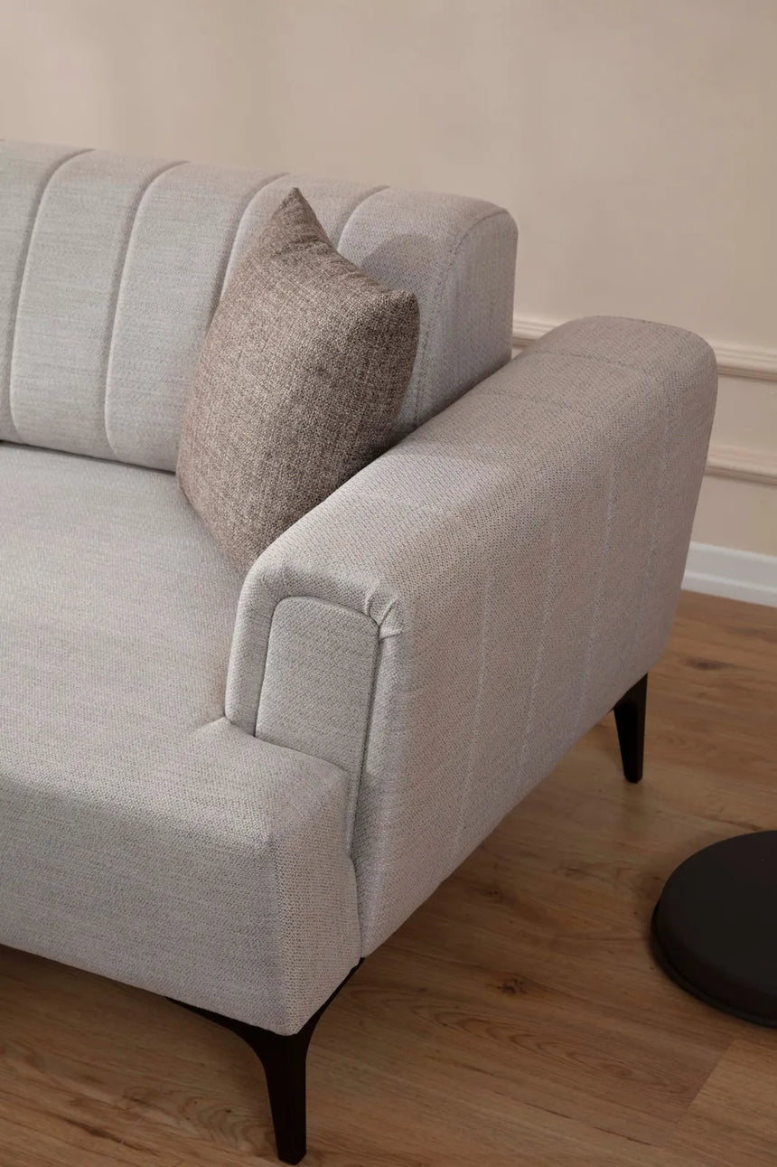 Hamlet Eckschlafsofa, Linke Seite, in Ecru, 270x140 cm von Atelier Del Sofa – Bild 3