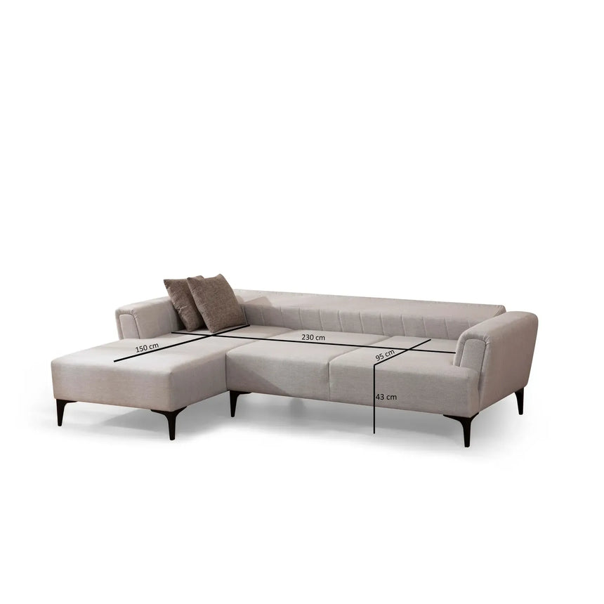 Hamlet Eckschlafsofa, Linke Seite, 270x140 cm - ZEN ZONE Furniture