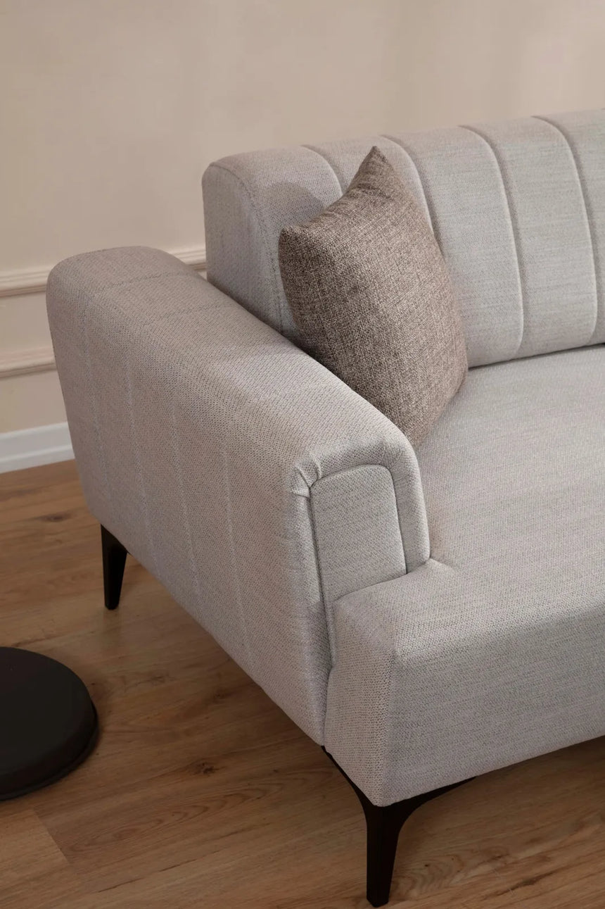 Hamlet Eckschlafsofa, Rechte Seite, in Ecru, 270x140 cm von Atelier Del Sofa – Bild 3
