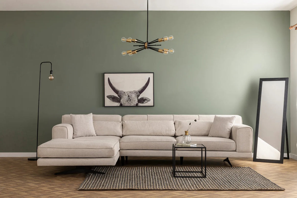 Jivago Ecksofa, Linke Seite, in Beige, 308x198 cm von Atelier Del Sofa – Bild 1