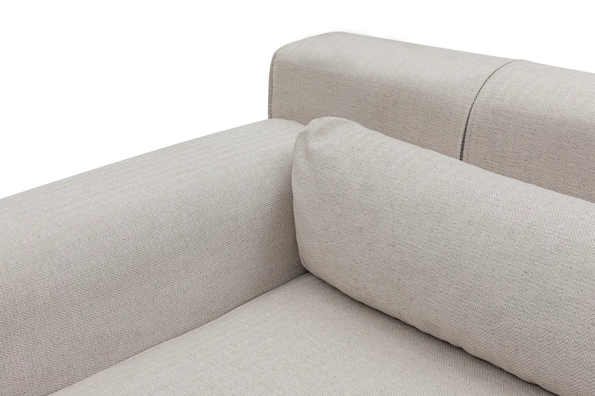 Jivago Ecksofa, Linke Seite, in Beige, 308x198 cm von Atelier Del Sofa – Bild 2