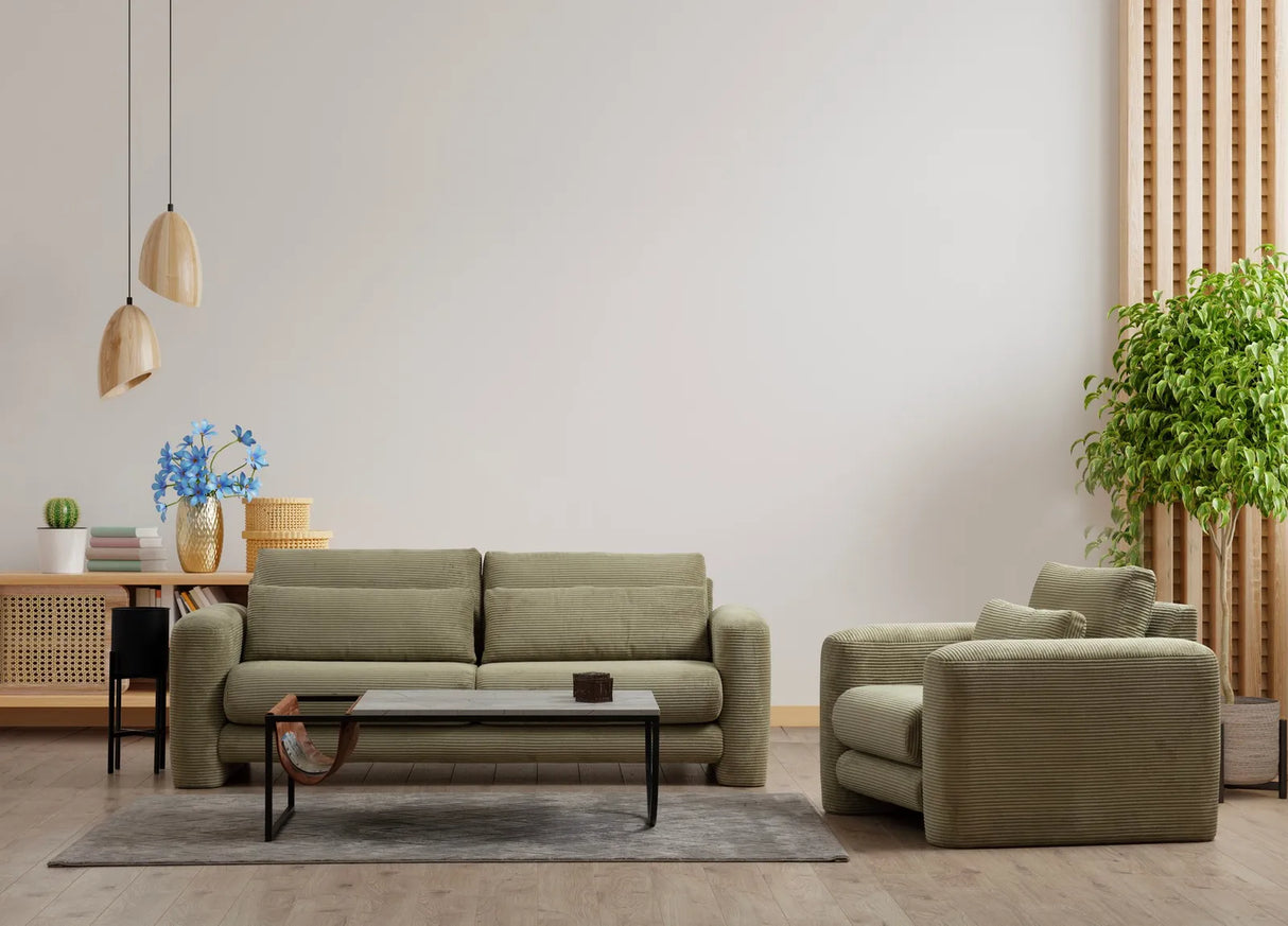 Lily 2-Sitzer Sofa in Grün, 180x97 cm von Atelier Del Sofa – Bild 2