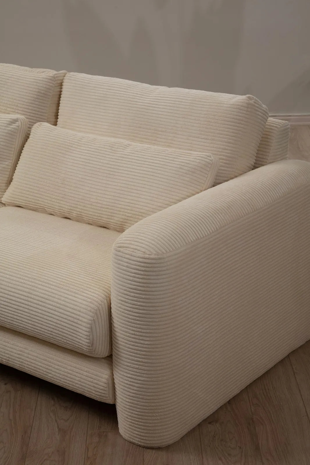 Lily Ecksofa, Linke Seite, in Beige, 290x165 cm von Atelier Del Sofa – Bild 3